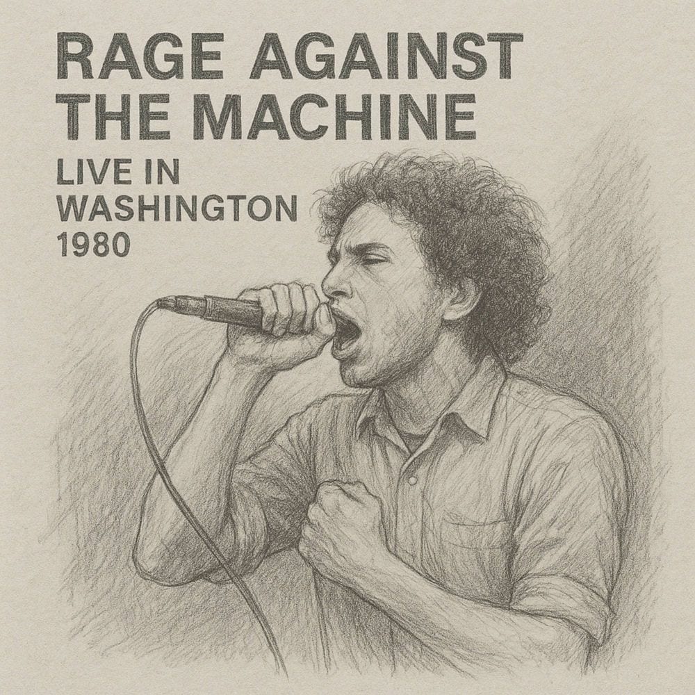 Live in Washington 1980 cover