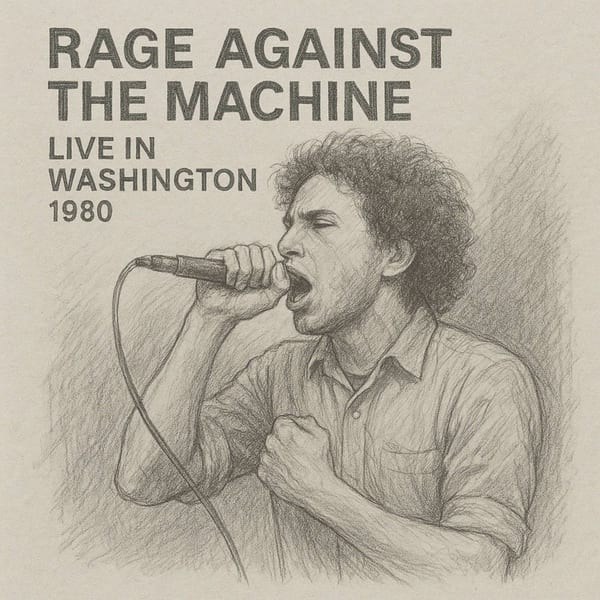 Live in Washington 1980 cover