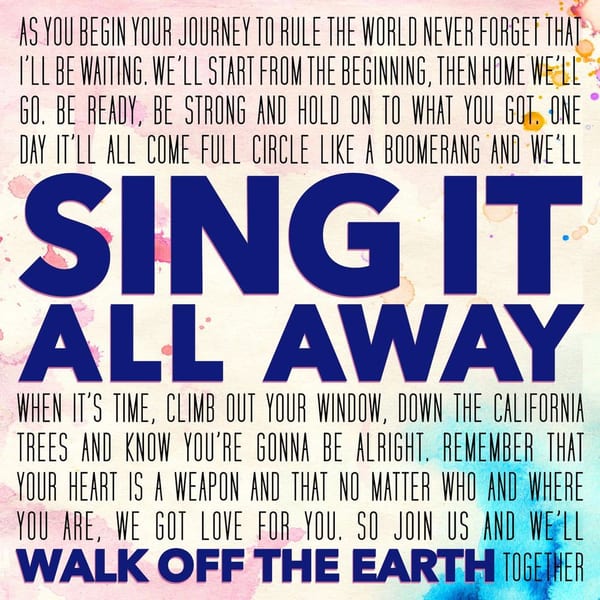 Sing It All Away cover