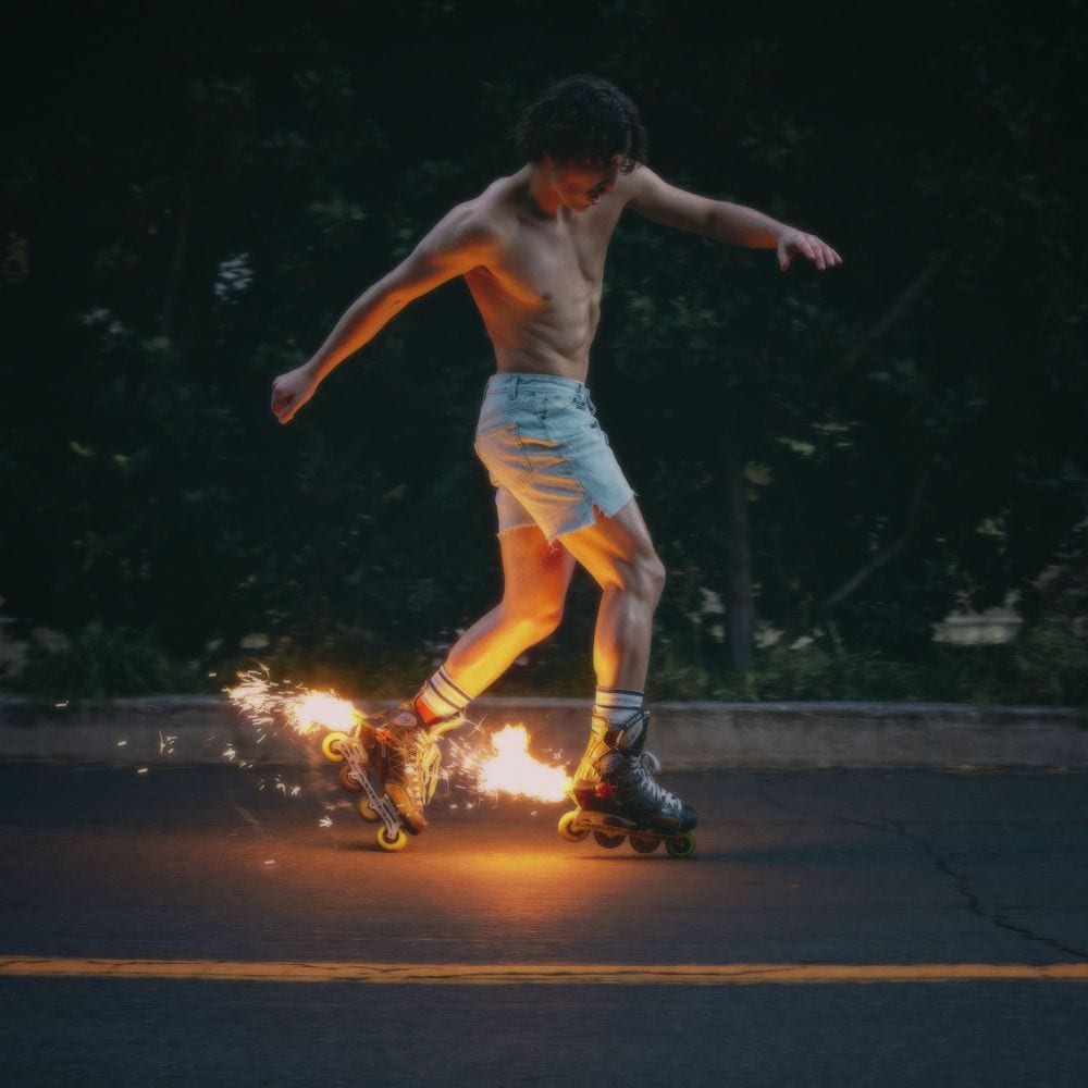 Fireworks & Rollerblades cover