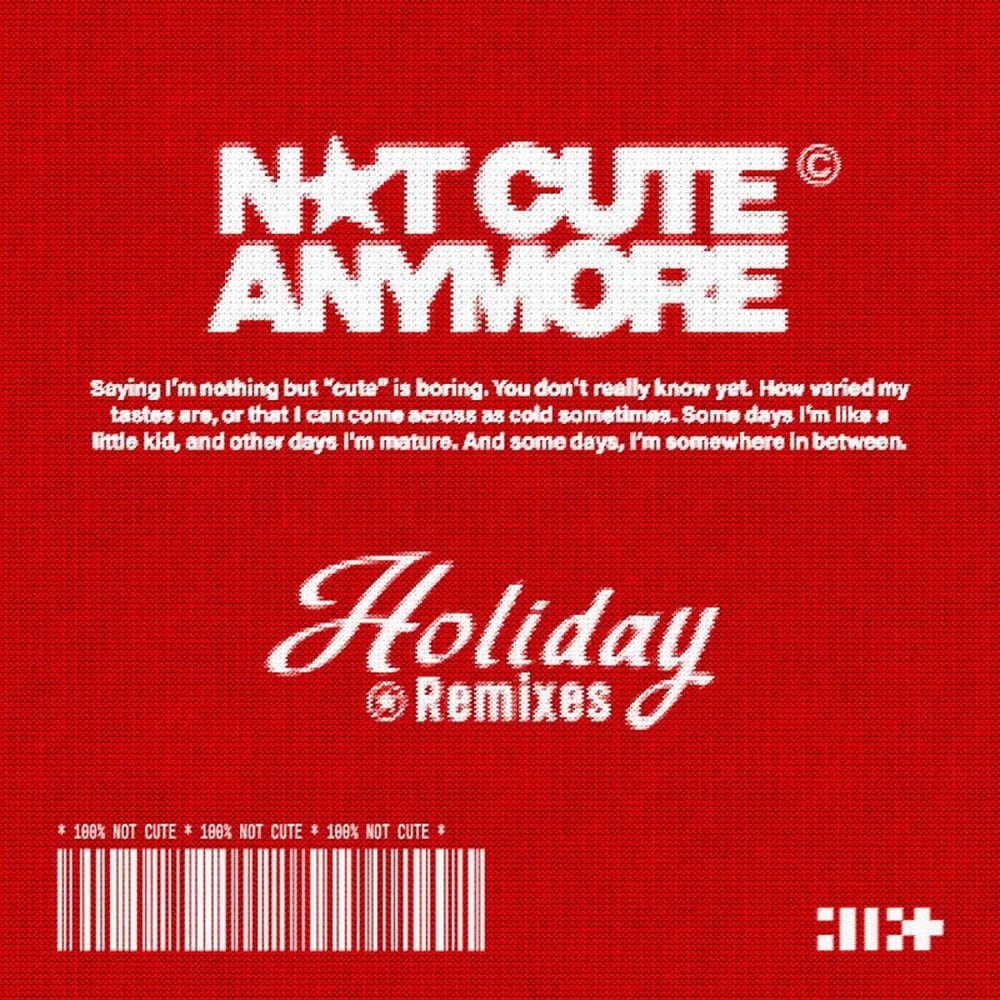 NOT CUTE ANYMORE (Holiday Remixes) cover