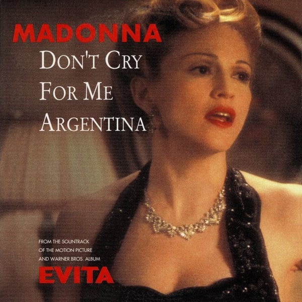 Don't Cry for Me Argentina cover