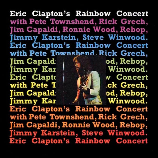 Eric Clapton's Rainbow Concert cover