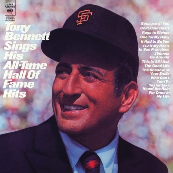 Tony Bennett Sings His All-Time Hall of Fame Hits cover