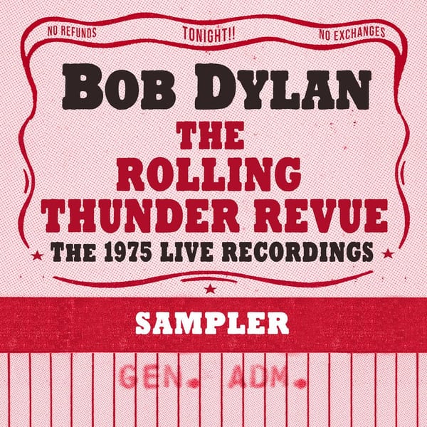 The Rolling Thunder Revue: The 1975 Live Recordings (Sampler) album cover