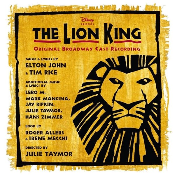 The Lion King: Original Broadway Cast Recording cover