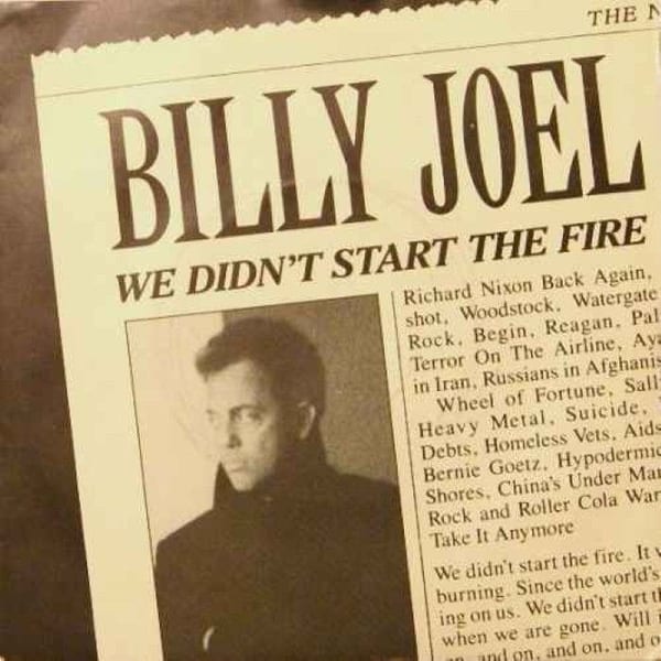 We Didn't Start The Fire cover