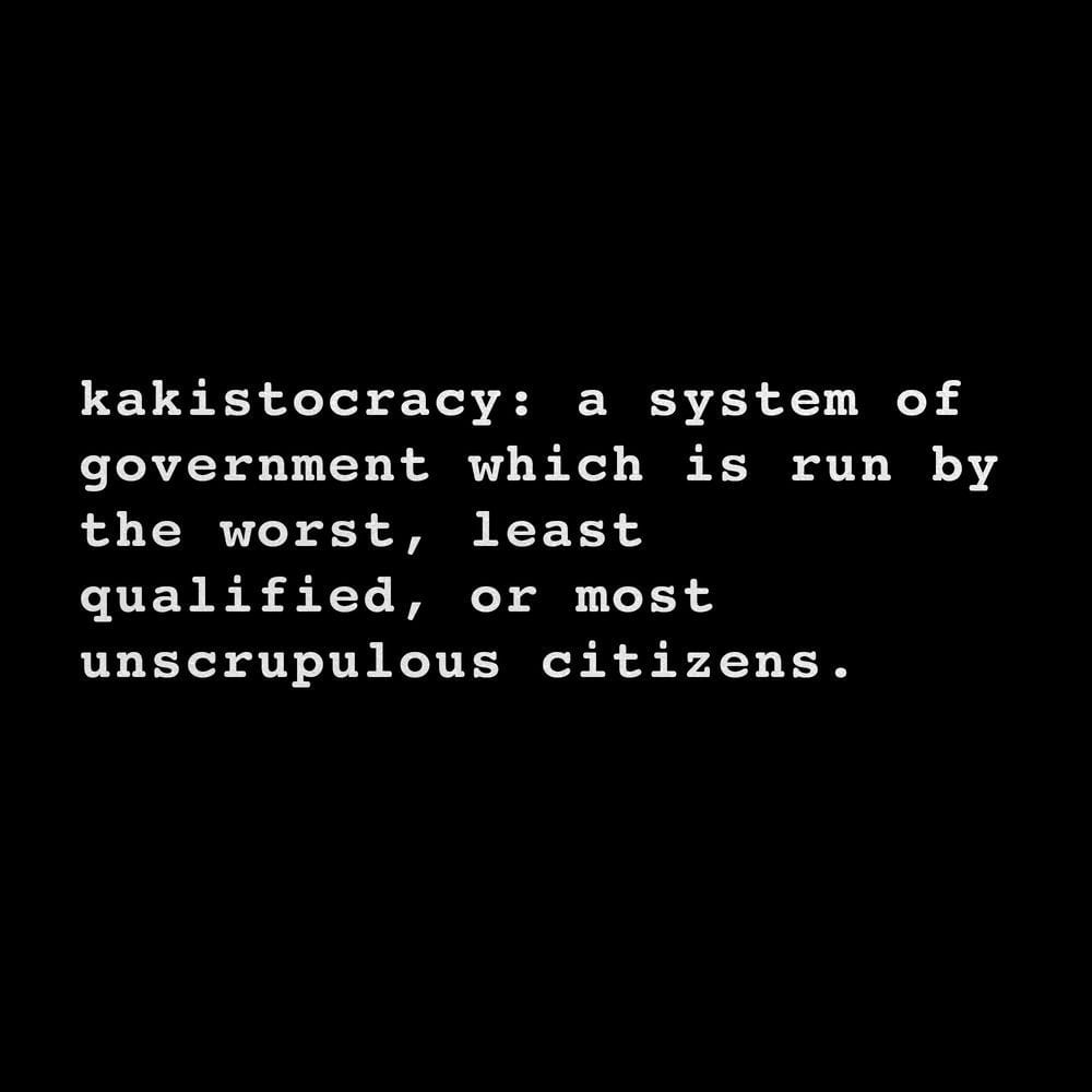 Kakistocracy cover