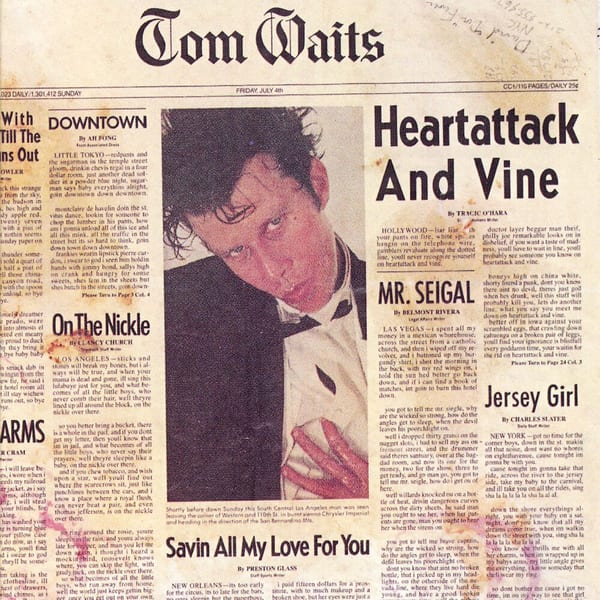 Heartattack and Vine cover