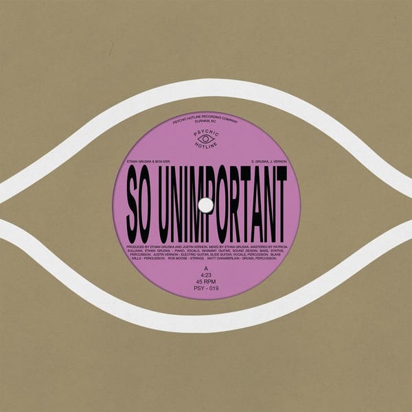 So Unimportant cover