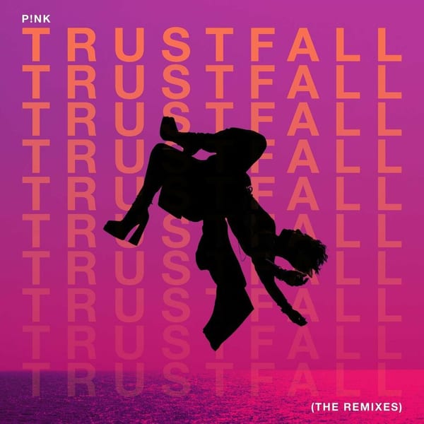 TRUSTFALL (The Remixes) album cover