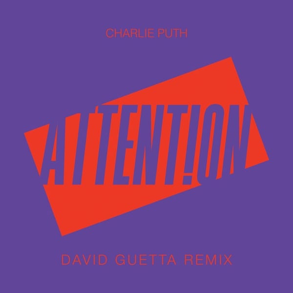 Attention (David Guetta Remix) album cover