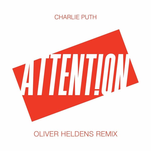 Attention (Oliver Heldens Remix) album cover
