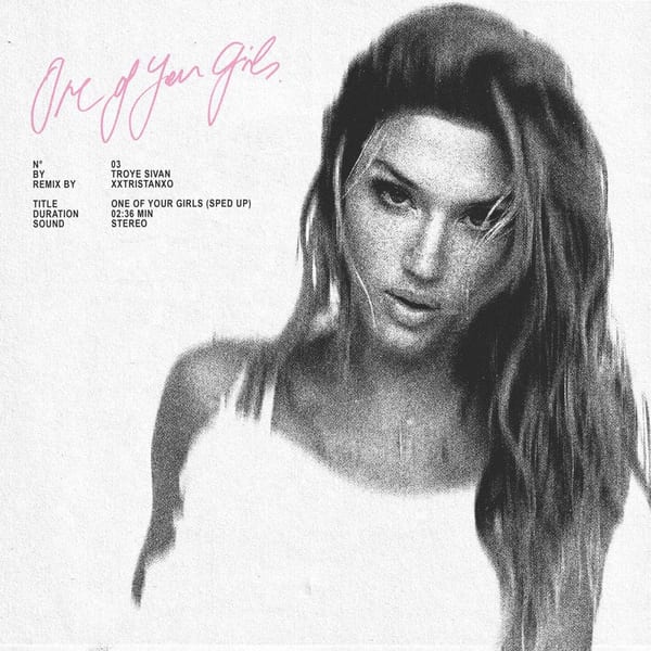 One Of Your Girls (Sped Up) cover