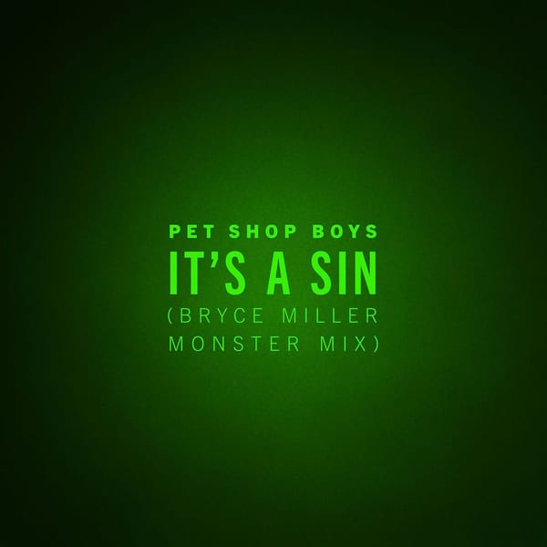 It's a Sin (Bryce Miller Monster Mix) cover