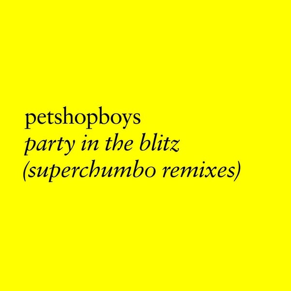 Party in the Blitz cover