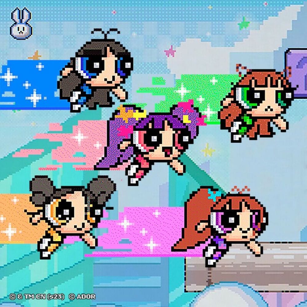 NewJeans 2nd EP 'Get Up' cover