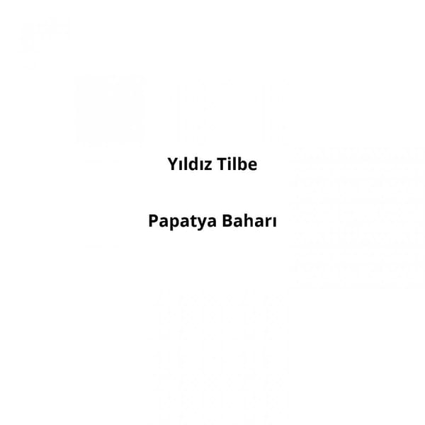 Papatya Baharı cover