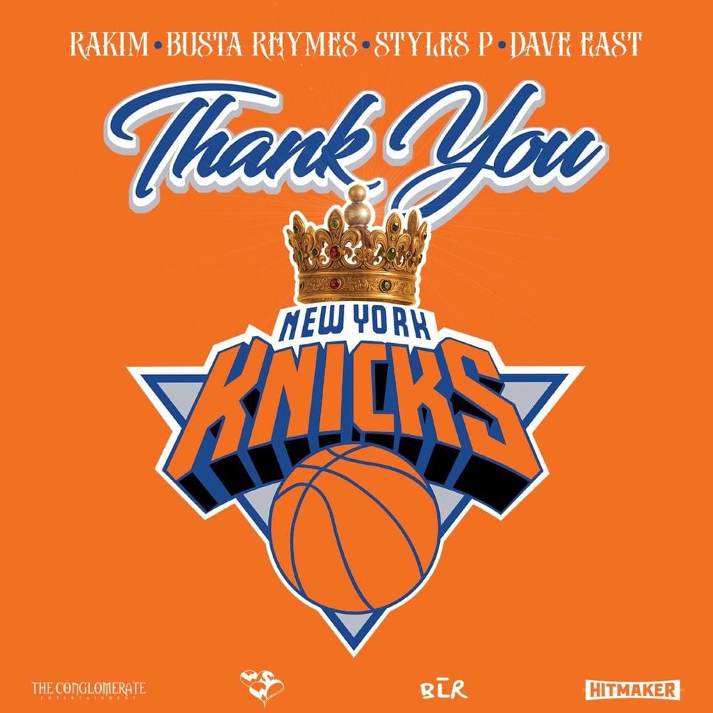 Thank You New York Knicks cover