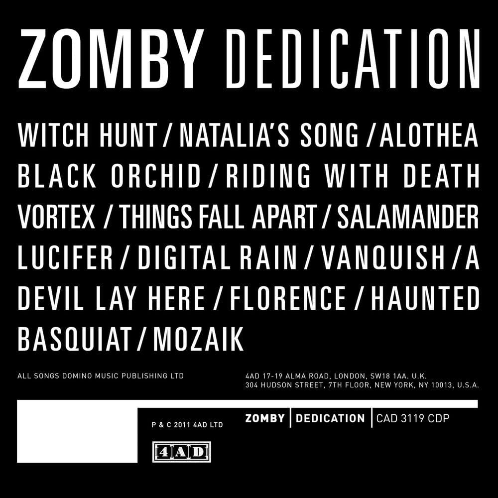 Dedication cover
