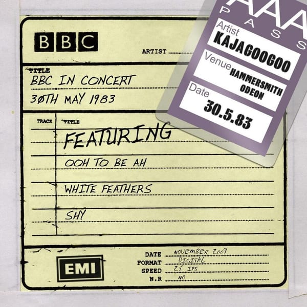 BBC In Concert (30th May 1983, Live At The Hammersmith Odeon) cover