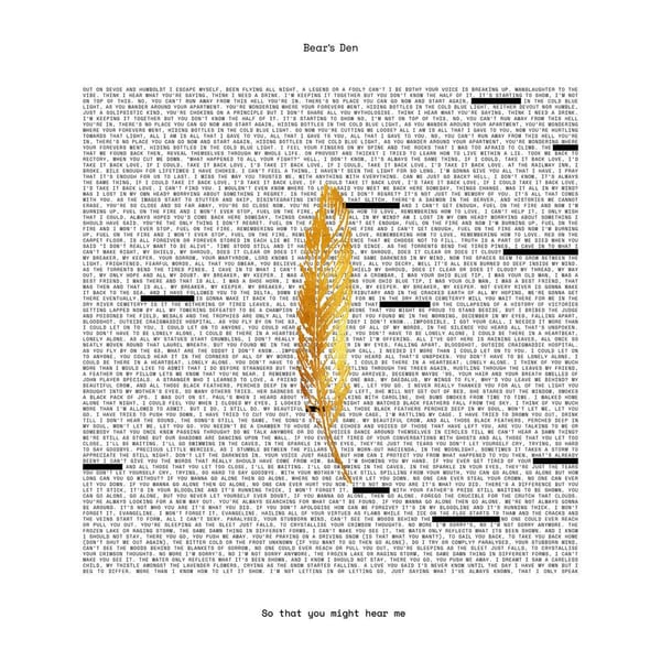 So That You Might Hear Me cover
