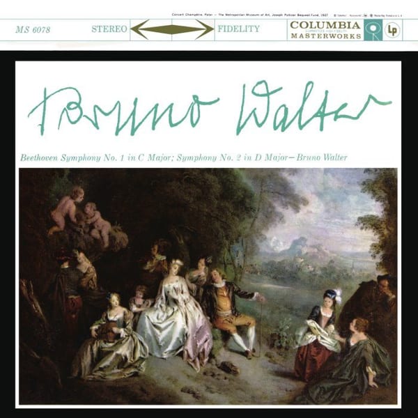 Symphonies Nos. 1, 2 (Columbia Symphony Orchestra feat. conductor: Bruno Walter) cover