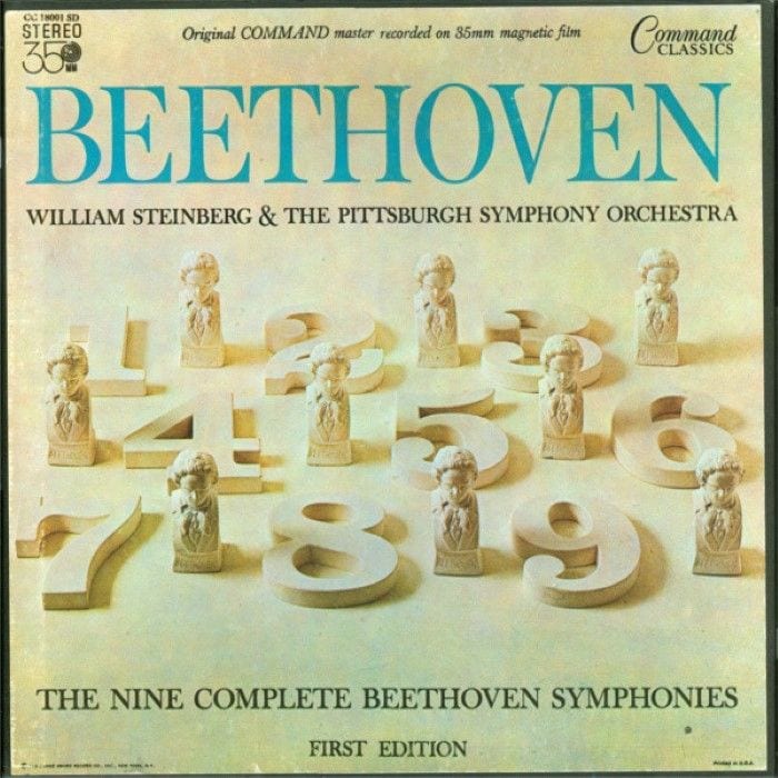 The Nine Complete Beethoven Symphonies (Pittsburgh Symphony Orchestra feat. conductor: William Steinberg) cover