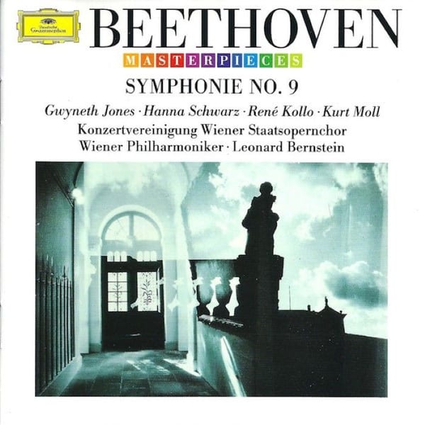 Symphony No. 9 (Wiener Philharmoniker feat. conductor: Leonard Bernstein, sopran: Gwyneth Jones, alt: Hanna Schwarz, tenor: Rene Kollo, bass: Kurt Moll, choir: Konzertvereinigung Wiener Staatsoperncho cover