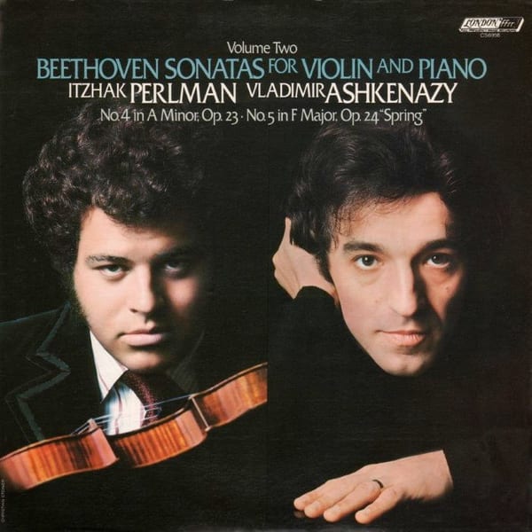 Sonatas for Violin and Piano, Volume 2 (feat. violin: Itzhak Perlman, piano: Vladimir Ashkenazy) cover