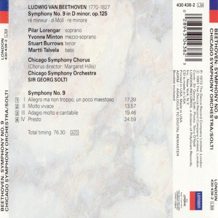 Symphony no. 9 cover