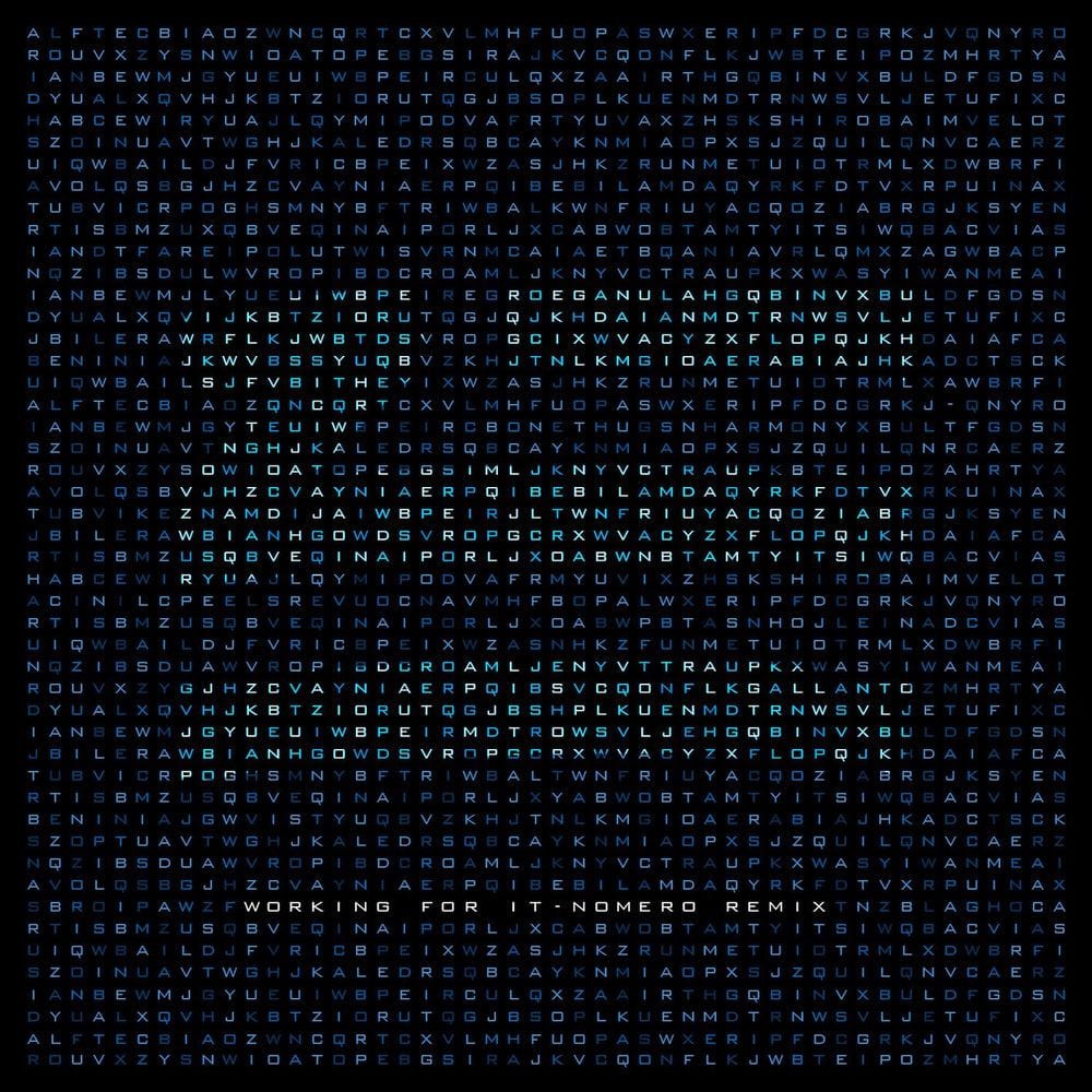 Working For It (Nomero Remix) cover