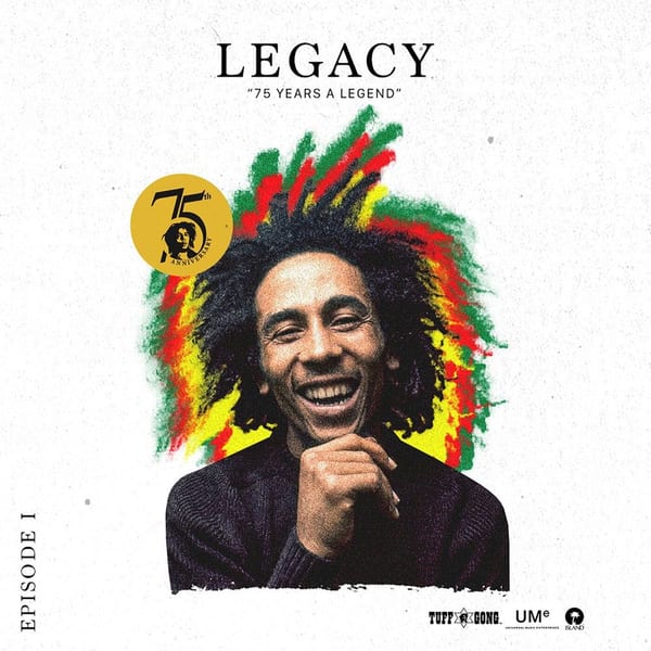 Bob Marley Legacy: 75 Years A Legend cover