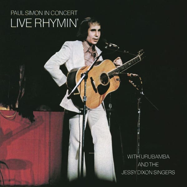 Paul Simon in Concert: Live Rhymin' cover