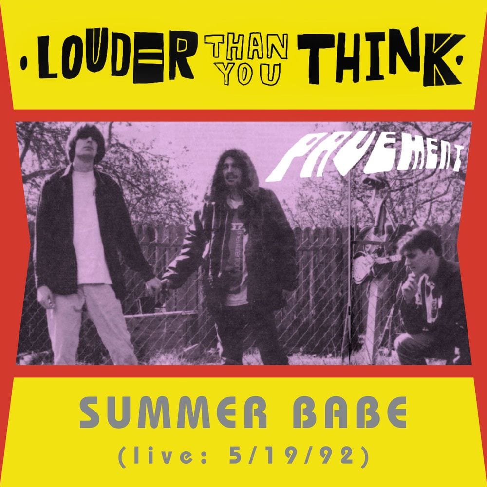 Summer Babe (Live May 19, 1992) cover