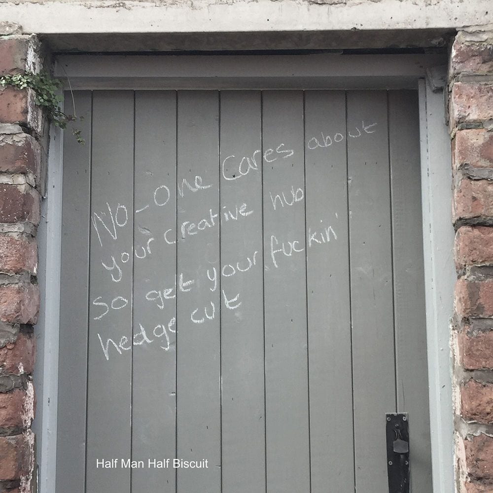 No-One Cares About Your Creative Hub So Get Your Fuckin' Hedge Cut cover