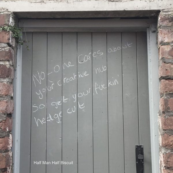 No-One Cares About Your Creative Hub So Get Your Fuckin' Hedge Cut cover