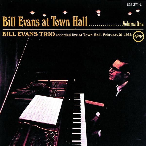 Bill Evans At Town Hall cover