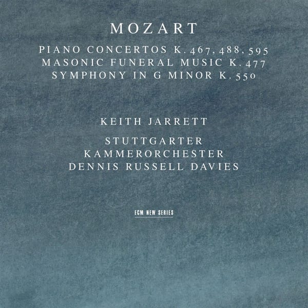 Mozart: Piano Concertos K. 467, 488, 595; Masonic Funeral Music, K. 477; Symphony in G Minor, K. 550 cover