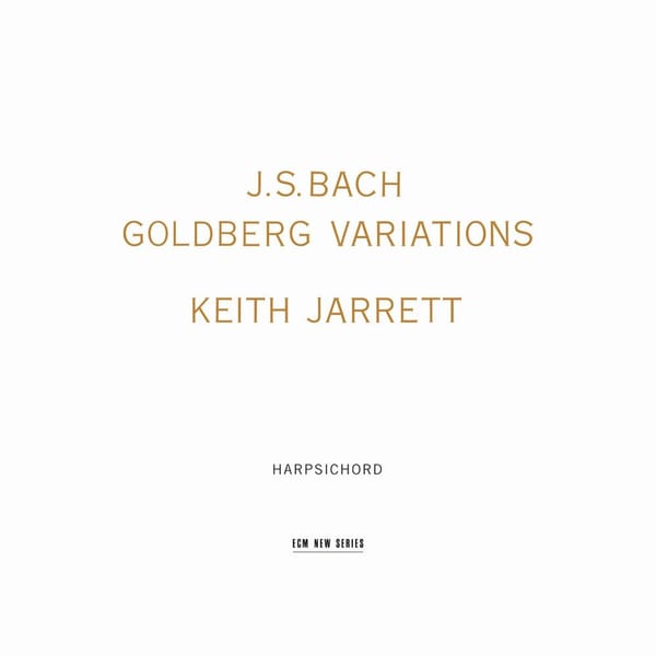 Bach: Goldberg Variations cover