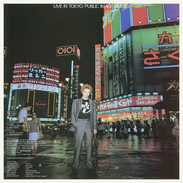 Live In Tokyo cover