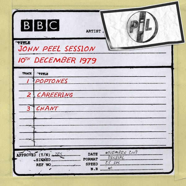 John Peel Session 10th December 1979 cover
