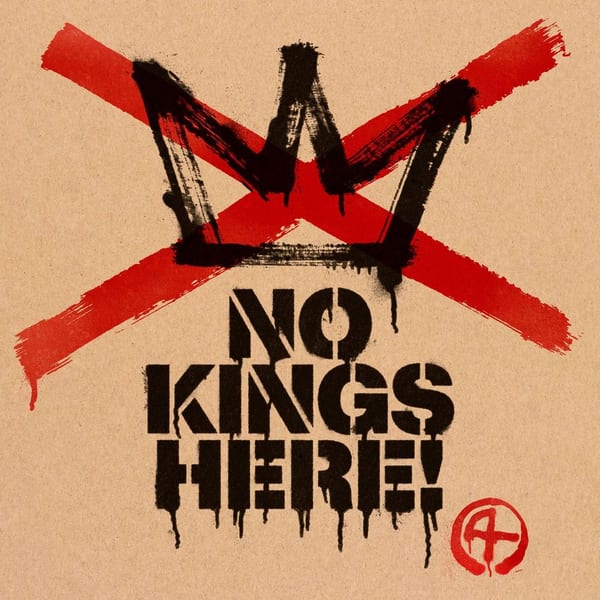 NO KINGS HERE! cover