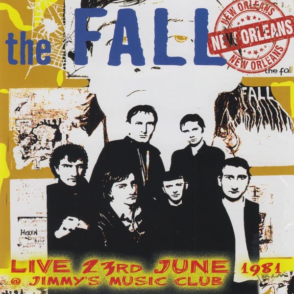 Live 23rd June 1981 at Jimmy's Music Club New Orleans cover