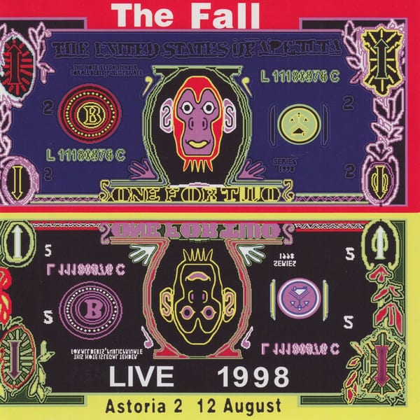 Live 1998 Astoria 2 12 August cover