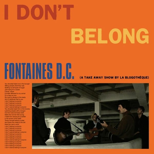 I Don't Belong (A Take Away Show by La Blogothèque) cover