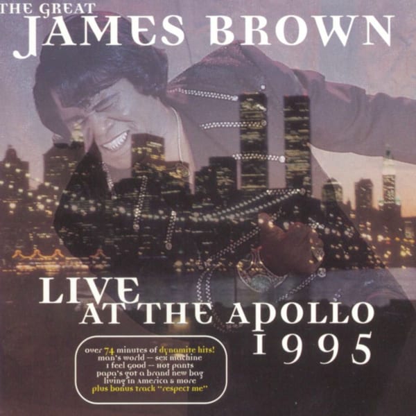 The Great James Brown - Live At The Apollo 1995 cover