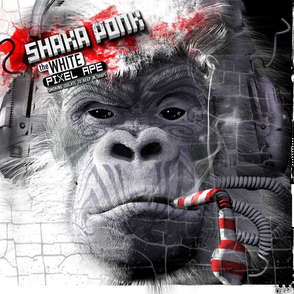 The White Pixel Ape (Smoking Isolate to Keep in Shape) cover