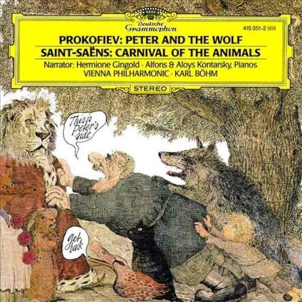 Prokofiev: Peter and the Wolf and Saint-Saëns: Carnival of the Animals cover
