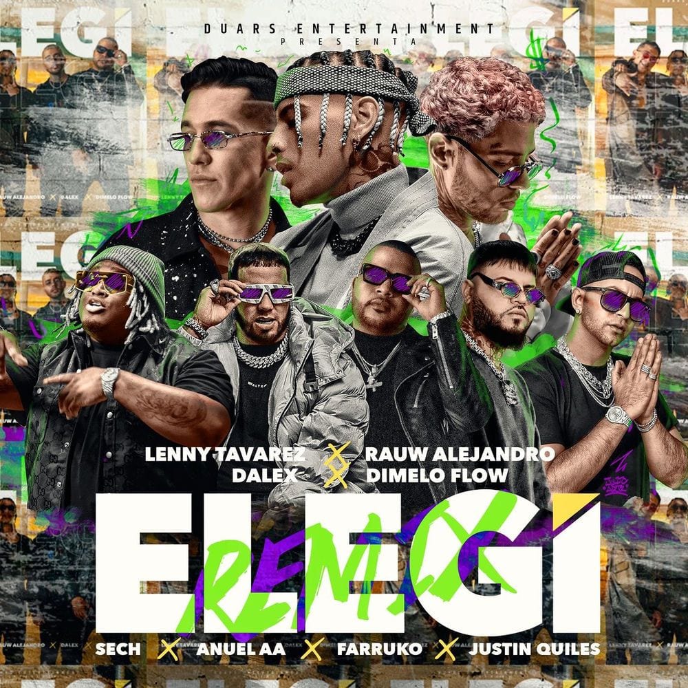 Elegí (feat. Farruko, Anuel AA, Sech, Dímelo Flow & Justin Quiles) (Remix) cover